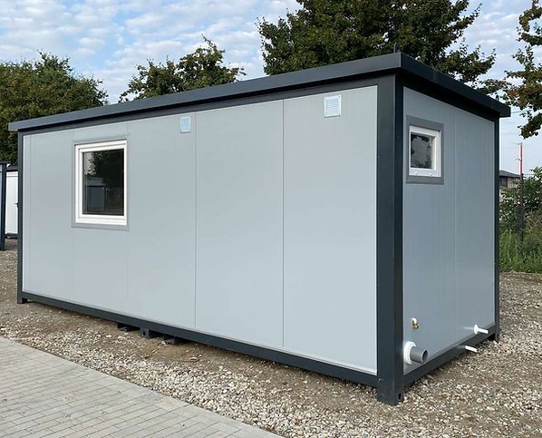 Contenedor 6x2,40m + WC, ducha y cocina - Imagen 4